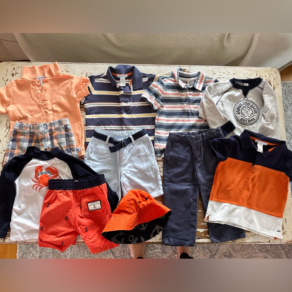 11 Piece Janie and Jack boys 18-24 month outfits shirts shorts swim cute